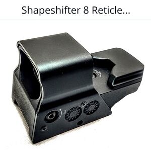 Patriot Optics Shapeshifter Holographic Sight 8 Reticle Red Green Rechargeable
